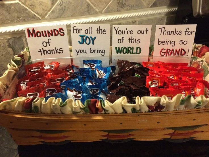 Gift Baskets Ideas For Work
 Give thanks to a lot of people with chocolate Take a