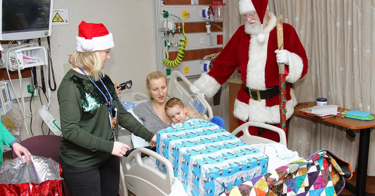 Gift For Child In Hospital
 Cyber Santa uses technology to deliver ts to sick