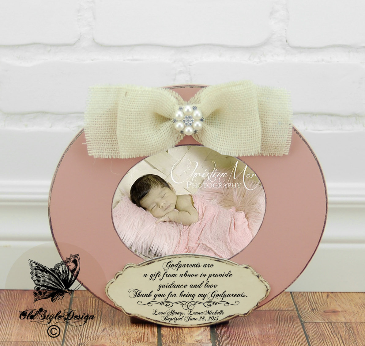 Gift For Godmother From Baby
 Godmother Gift Godparent Gift for Baptism by