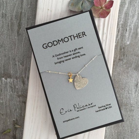 Gift For Godmother From Baby
 Godmother Necklace Godmother Gift Baptism and