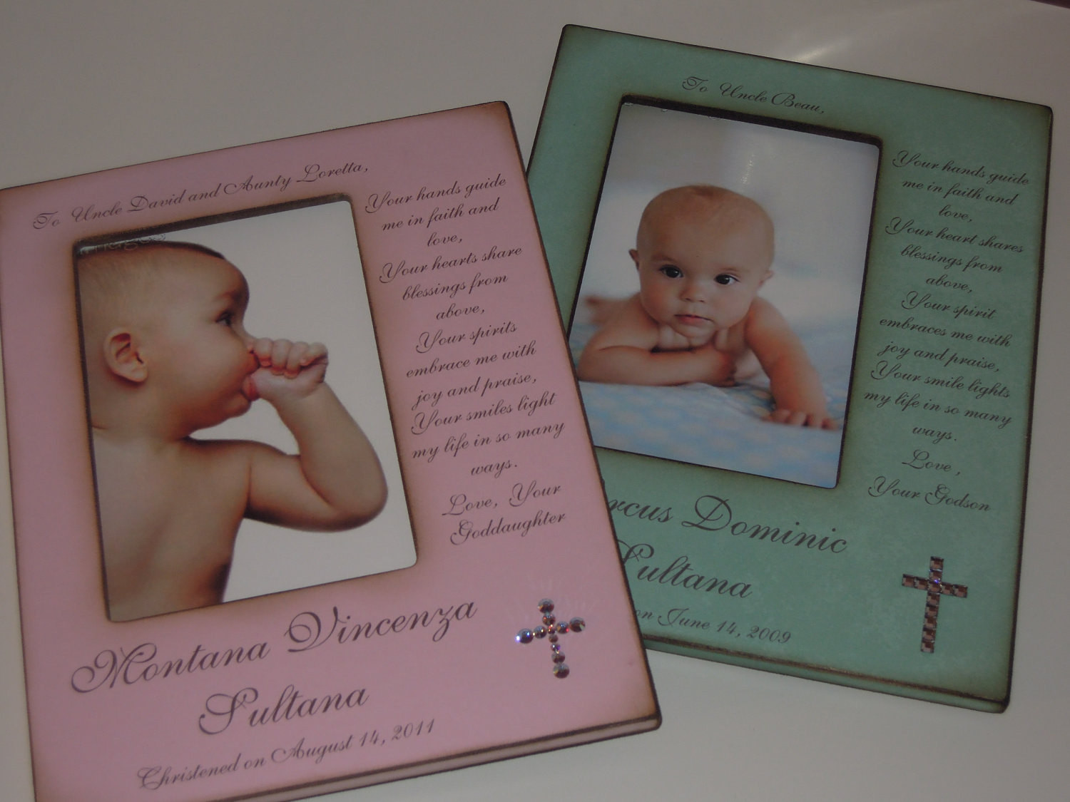 Gift For Godmother From Baby
 Godparent Baptism Christening Gift Personalized Frame for
