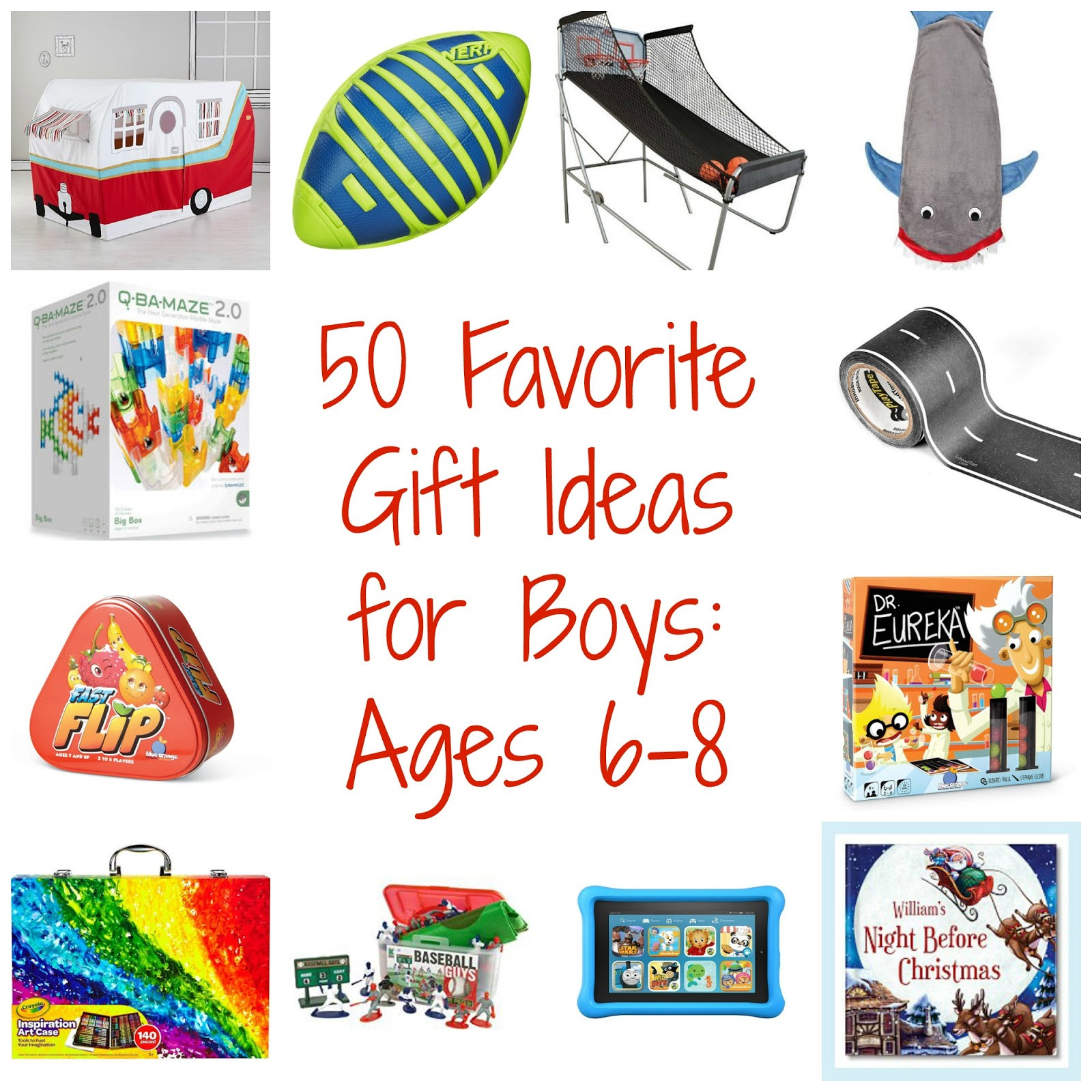 Gift Ideas Boys
 50 Favorite Gift Ideas for Boys Ages 6 8 The Chirping Moms