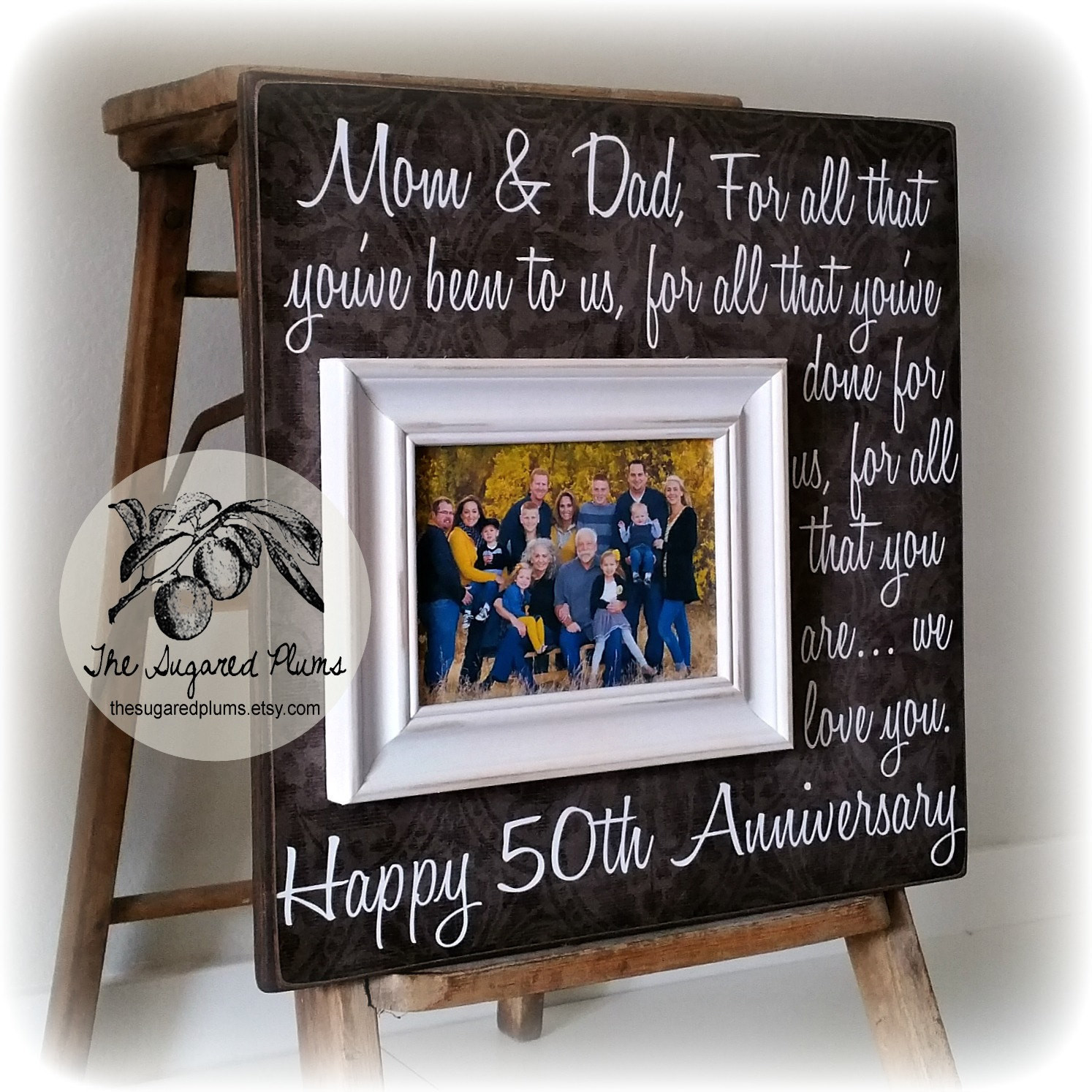 Gift Ideas For 50Th Anniversary
 Parents Anniversary Gift 50th Anniversary Gifts For All That