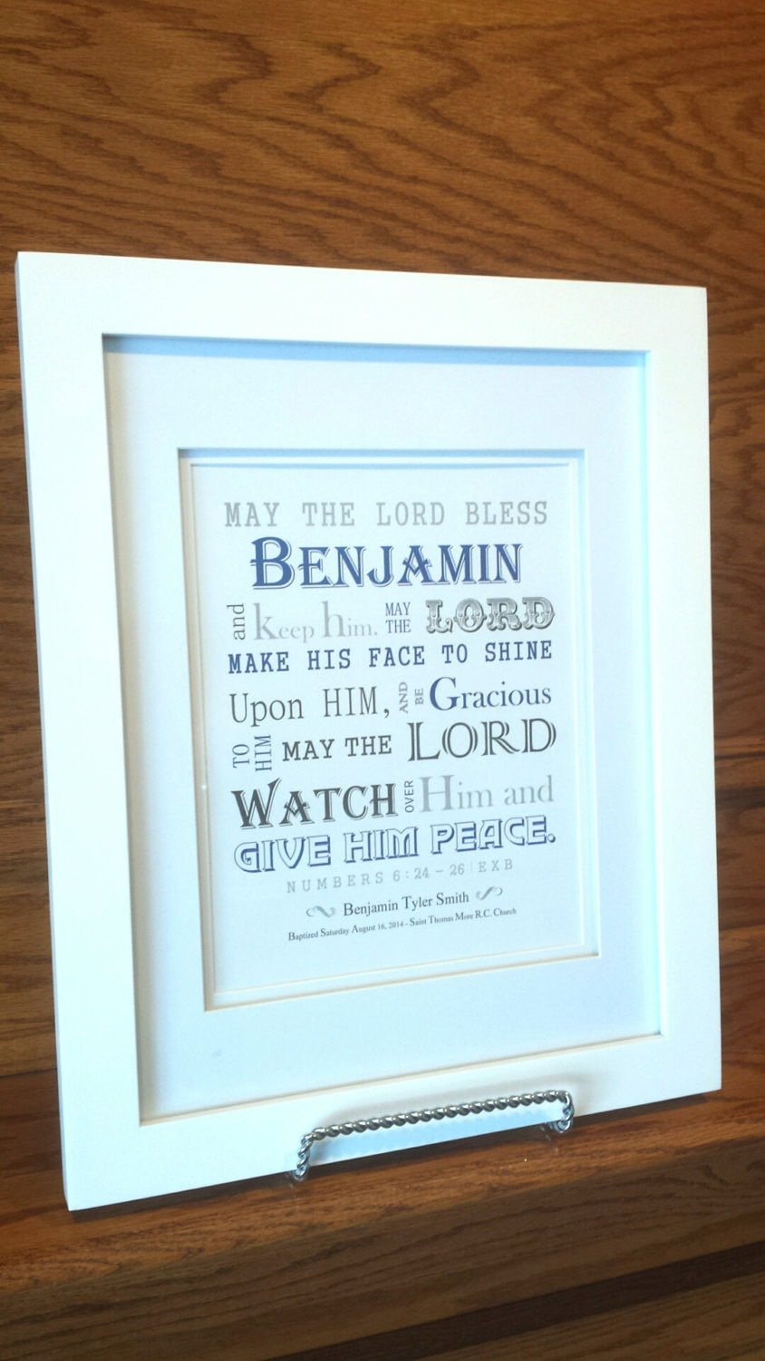 Gift Ideas For Baby Dedication
 Baby Boy Baptism Gift Christening Gift Personalized