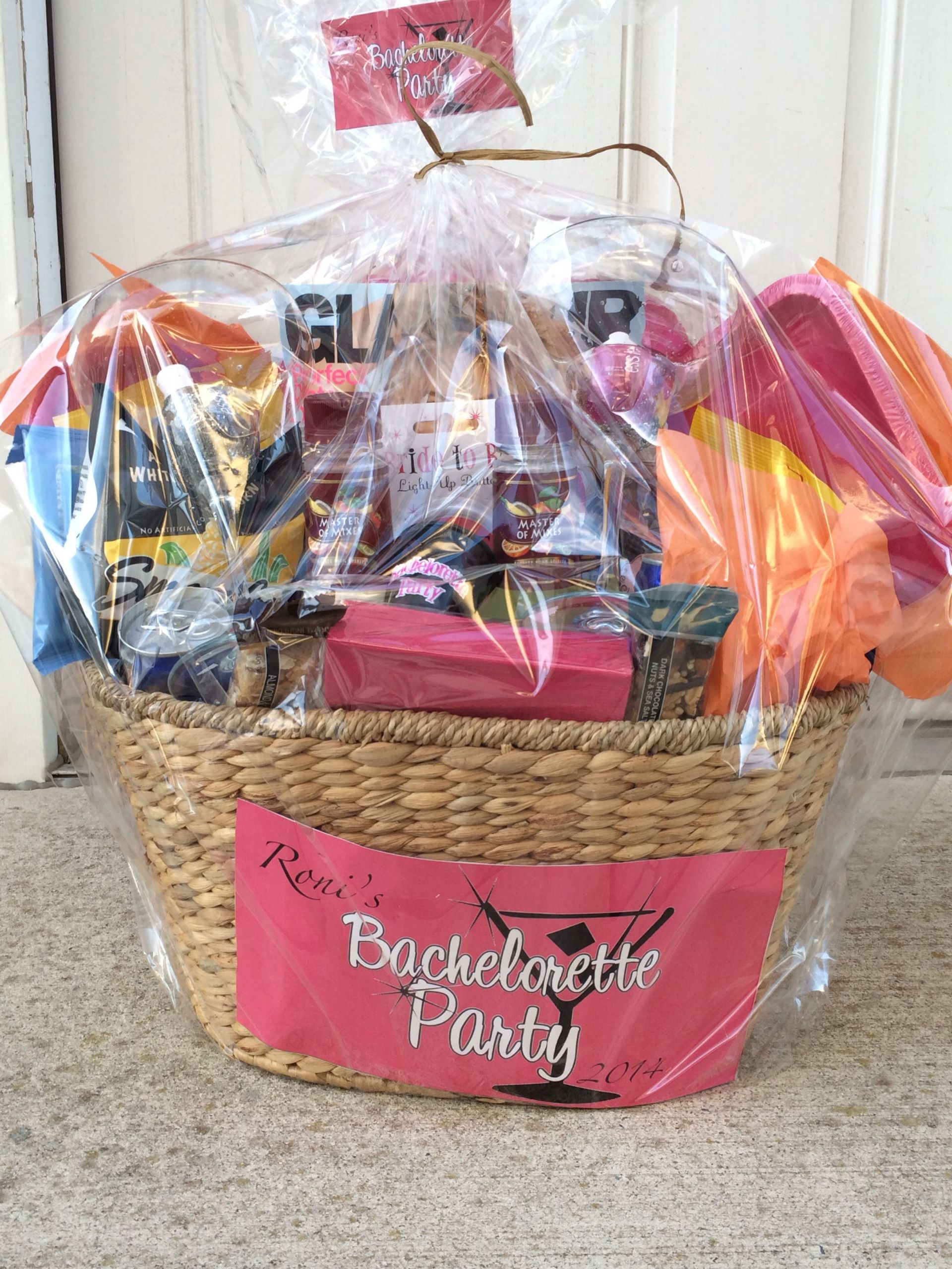 Gift Ideas For Bachelorette Party For Bride
 Relax having fun with a bachelorette party t basket