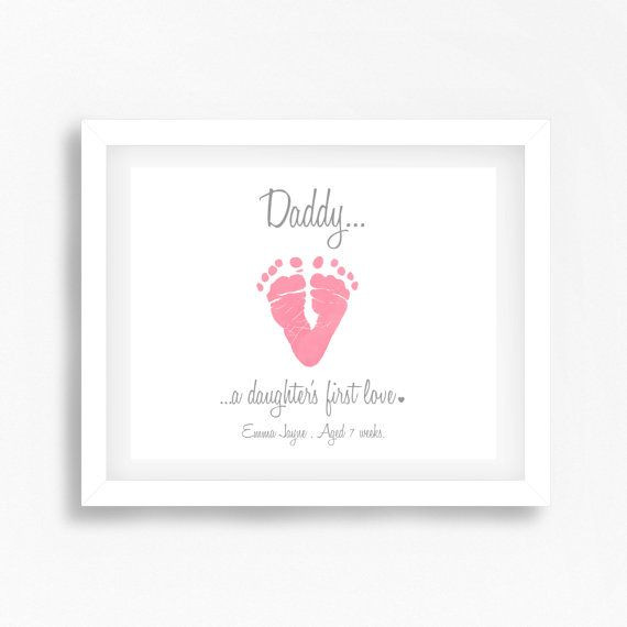 Gift Ideas For Dad From Baby Girl
 Personalised Daddy Gift Dad Valentine Gift by