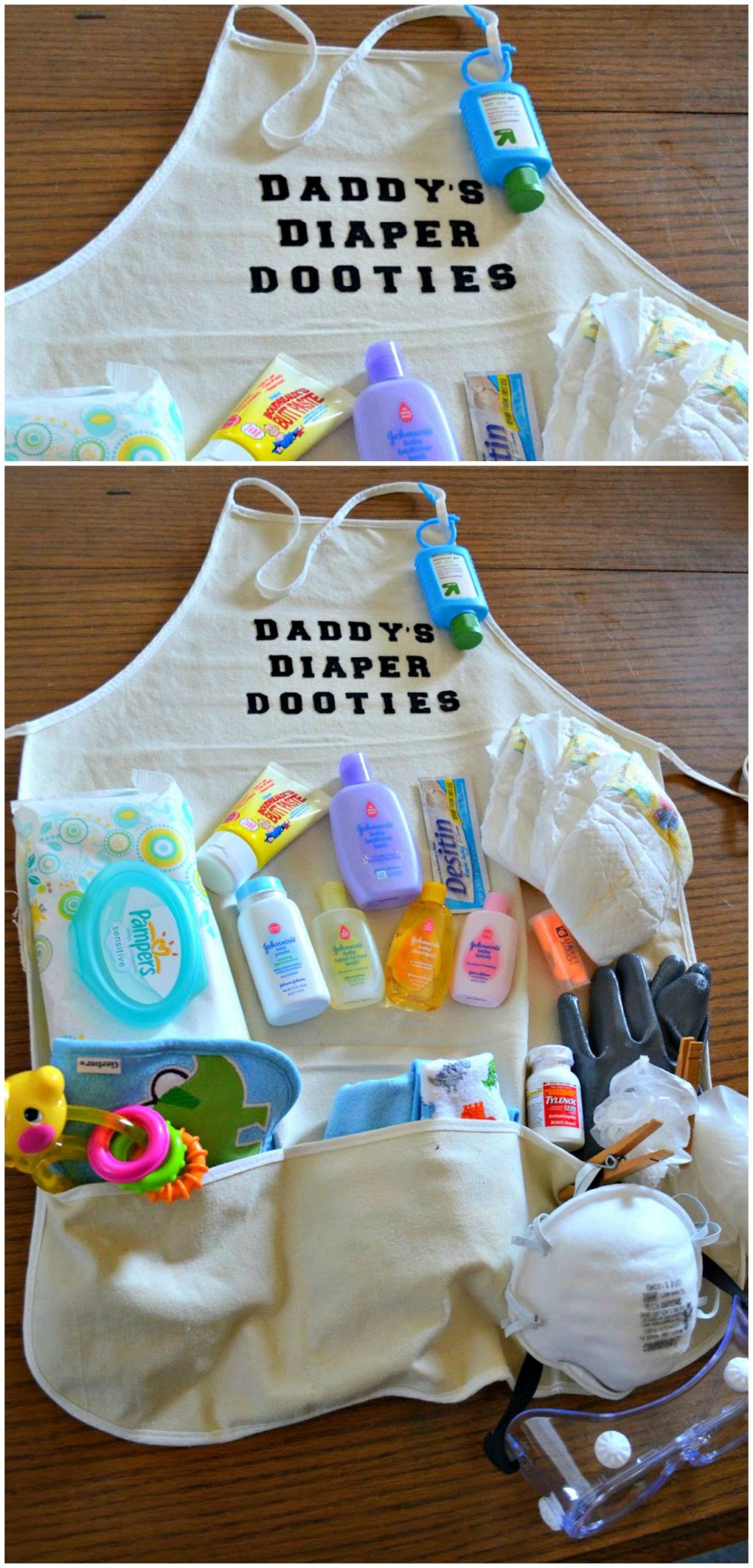 Gift Ideas For Dad From Baby Girl
 Daddy s Diaper Dooties Packed with diapers wipes
