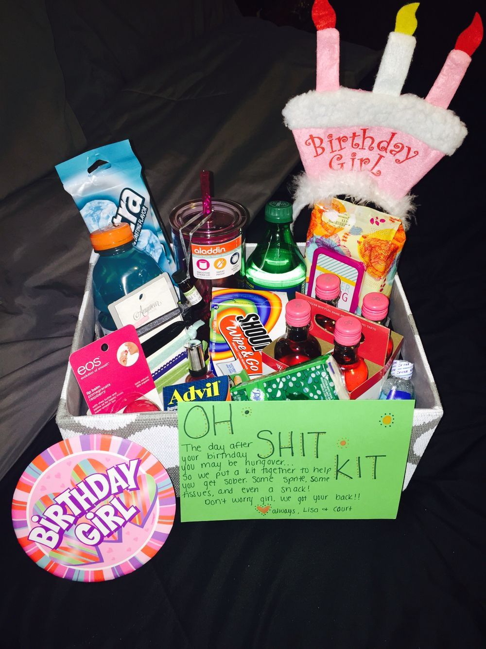 Gift Ideas For Girlfriend 21St Birthday
 Bestfriend s 21st birthday "Oh Shit Kit"