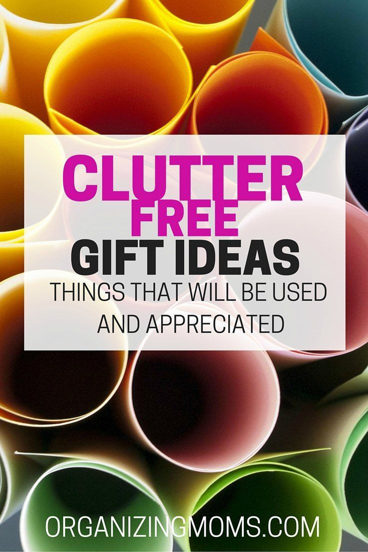 Gift Ideas For Girlfriends Parents
 Clutter Free Gifts