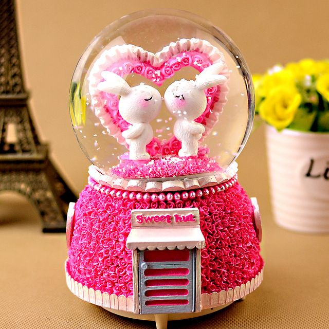 Gift Ideas For Girlfriends Parents
 Crystal ball music box manualidades creative birthday t