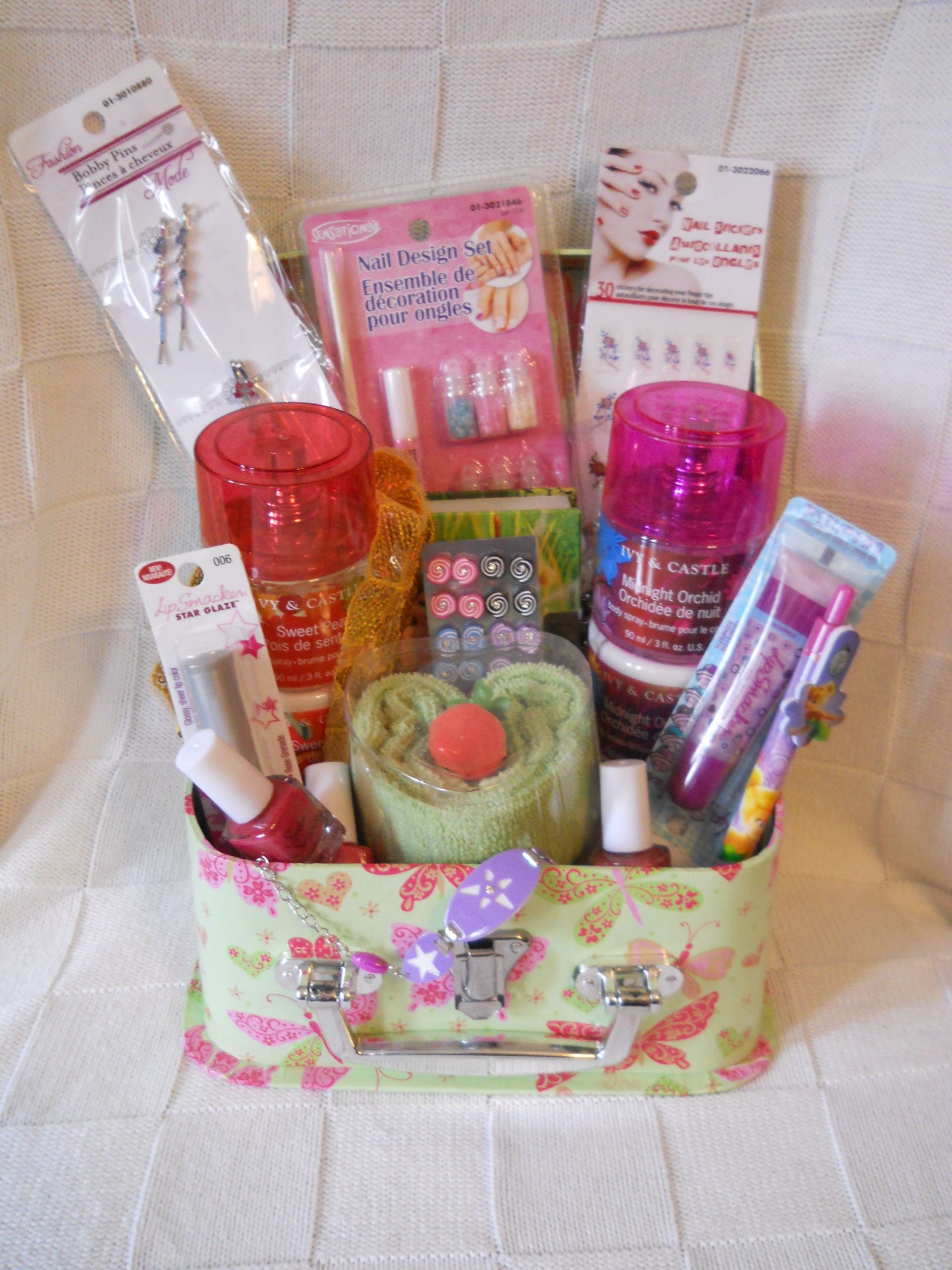 Gift Ideas For Little Girls
 Little Girls Spa Diva Gift Basket by Tanya s Costom Gifts