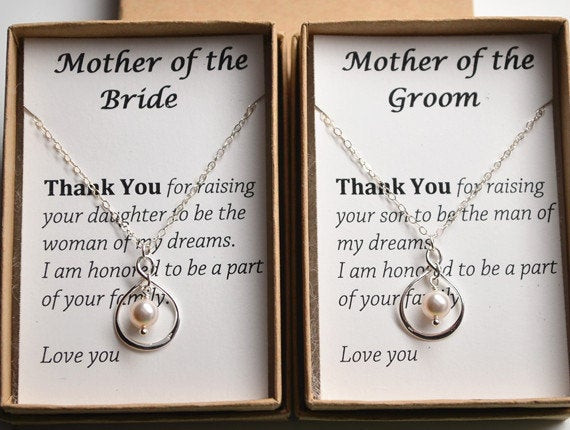 Gift Ideas For Mother Of The Bride And Groom
 Items similar to Mother The Groom Gift Necklace Gift