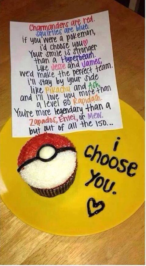 Gift Ideas For Nerdy Girlfriend
 I Choose you DIY Valentine Gifts for Him