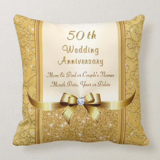 Gift Ideas For Parents 50Th Wedding Anniversary
 50th Wedding Anniversary Gift Ideas for Parents Throw