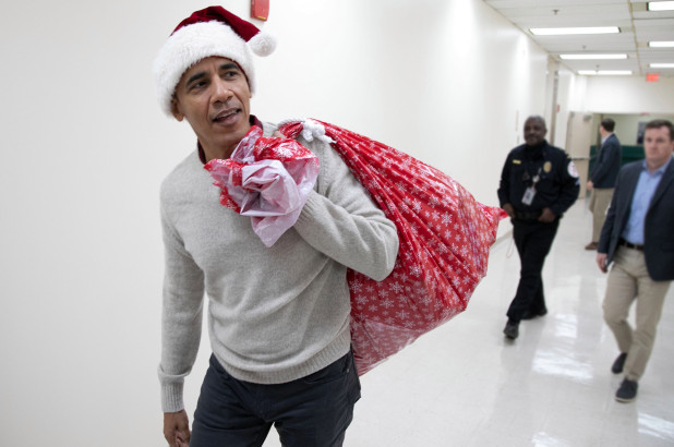 Gifts For Children In Hospital
 Barack Obama delivers ts D C children s hospital