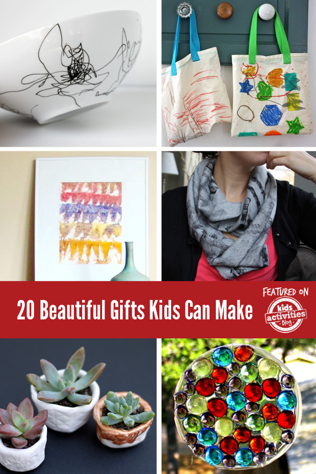 Gifts To Make For Kids
 20 Beautiful Gifts Kids Can Make