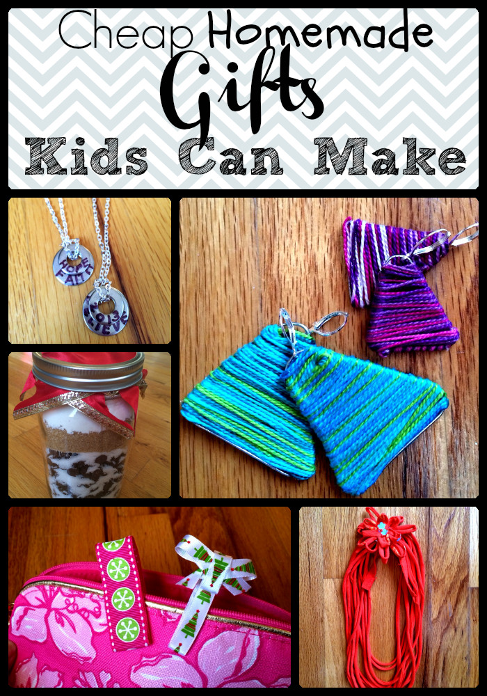Gifts To Make For Kids
 Cheap Homemade Gifts Kids Can Make