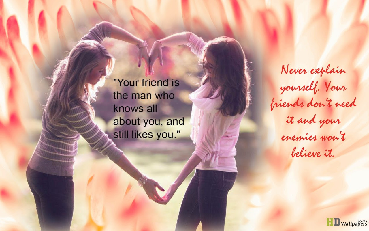 Girl Friendship Quote
 Beautiful Quotes