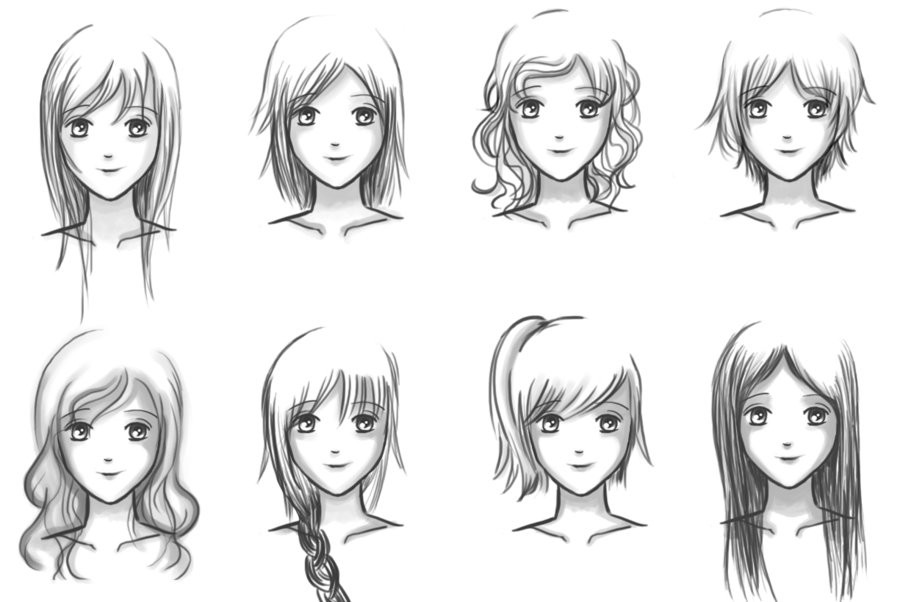 Girl Hairstyles Anime
 Easiest Hairstyle Anime Hairstyles