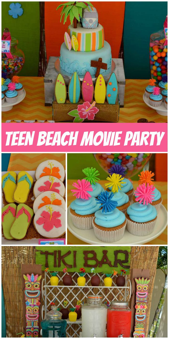 Girl Pool Party Ideas
 teen beach movie Birthday " Teen Beach Movie Surf Party