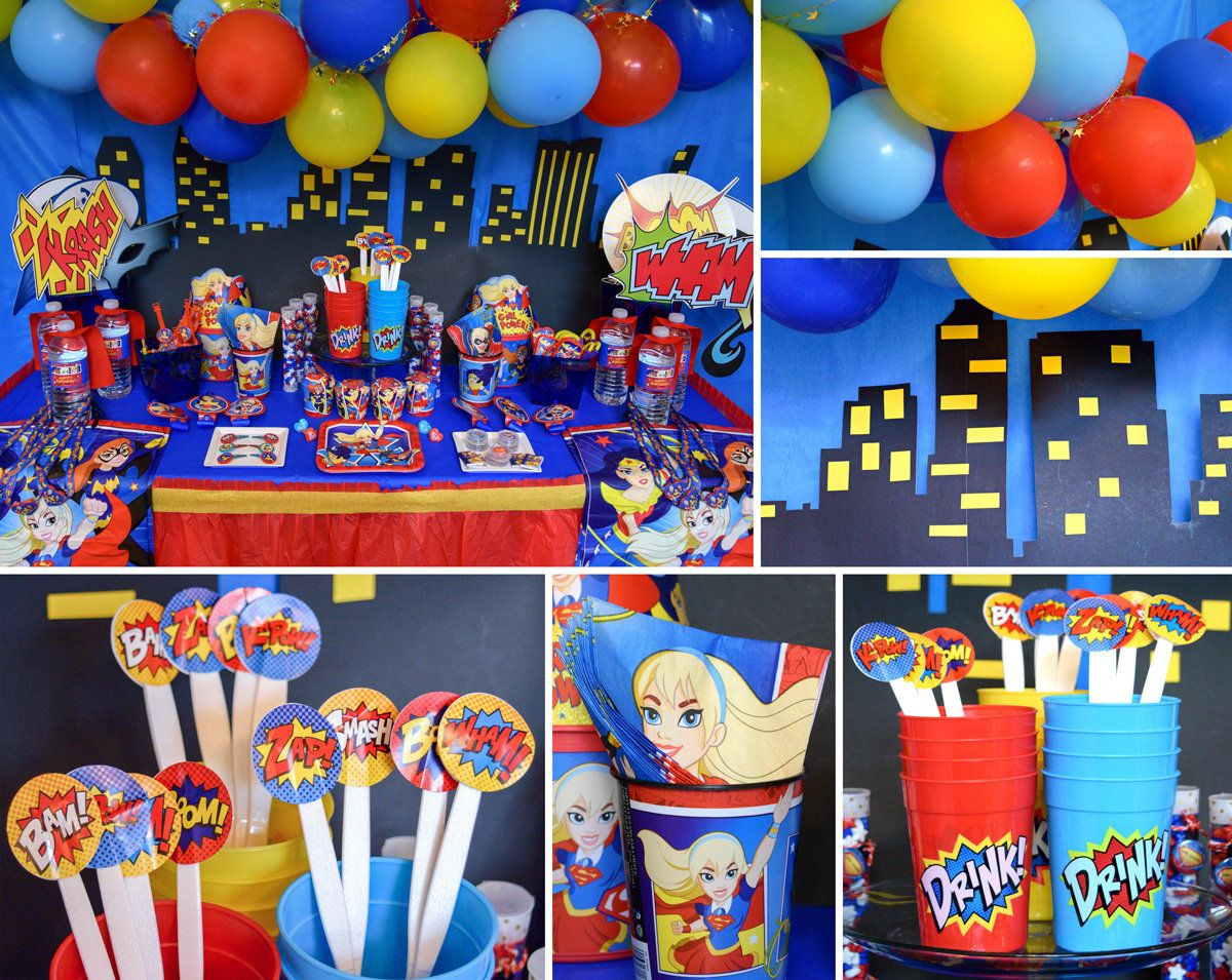 Girl Superhero Birthday Party Ideas
 Pin by Cakeyxcakey on Sosos 6th birthday in 2019
