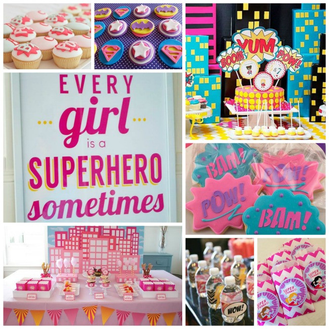 Girl Superhero Birthday Party Ideas
 Girls Superhero Party B Lovely Events