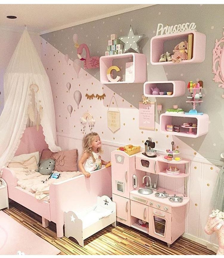 Girls Kids Room Ideas
 A Cute Toddler Girl Bedroom with Many DIY Ideas