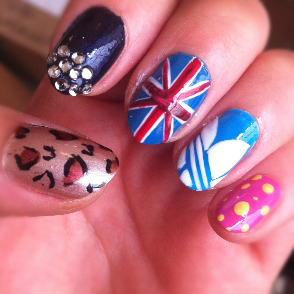 Girls Nail Art
 My Spice Girls Inspired Nail Art Can you guess