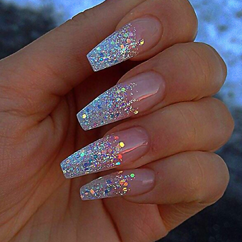 Glitter For Nails
 Gold Silver Laser Holographic Nail Glitter Powder