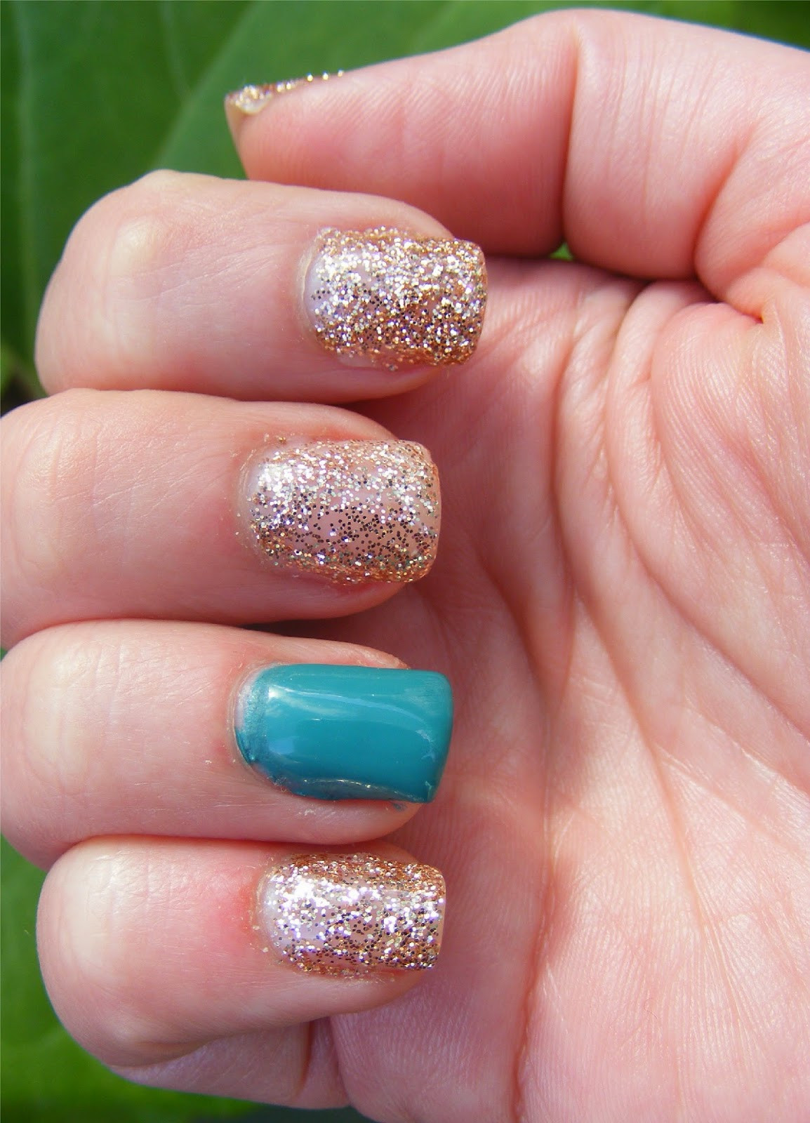 Glitter Gel Nails
 Cosette s Beauty Pantry Nails The Day NOTD Glitter