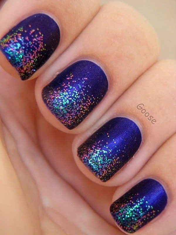 Glitter Nail Ideas
 100 Cute And Easy Glitter Nail Designs Ideas To Rock This