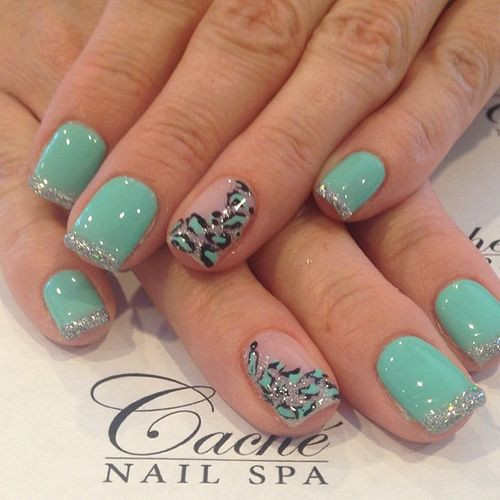 Glitter Nails Salon
 cachenailspa nails design Beauty