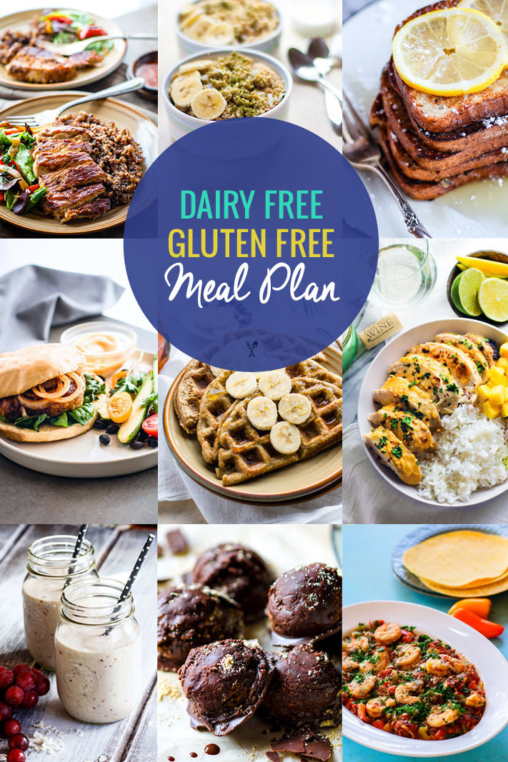 Gluten Free Dairy Free Dinners
 Healthy Dairy Free Gluten Free Meal Plan Recipes
