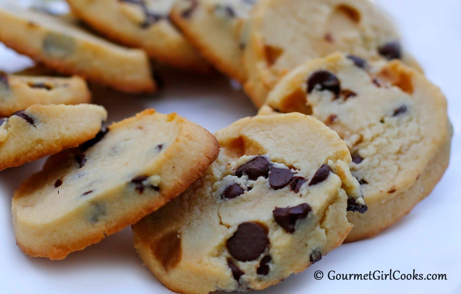 Gluten Free Gourmet Recipes
 Chocolate Chip Shortbread Cookies Low Carb & Gluten Free