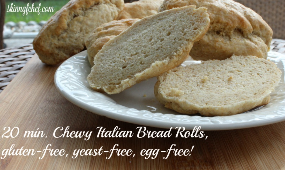 Gluten Free Italian Bread Recipe
 20 min Yeast Free Gluten Free Italian Bread & Easy