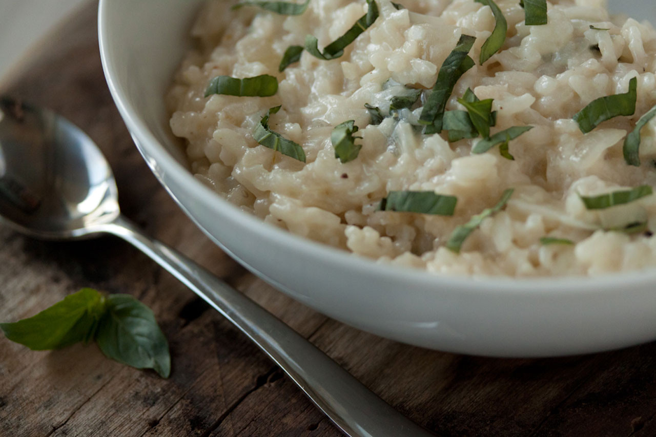Goats Cheese Risotto
 Goat Cheese Risotto