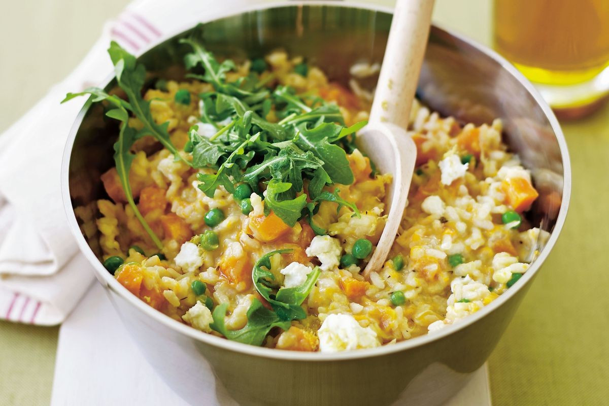Goats Cheese Risotto
 Pumpkin and goat s cheese risotto Recipes delicious