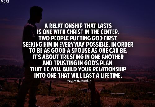 God Centered Relationship Quotes
 Christ is the center of our marriage and after 22 years it