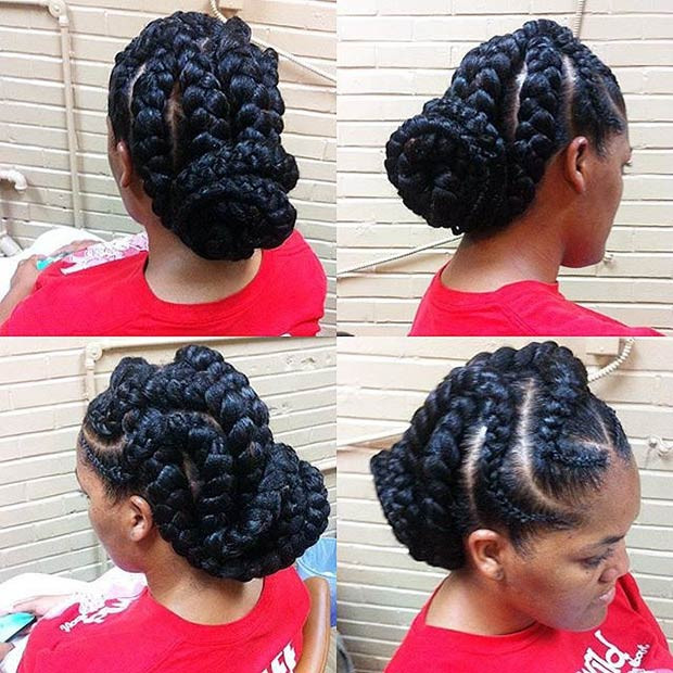 Goddess Updo Hairstyles
 51 Goddess Braids Hairstyles for Black Women
