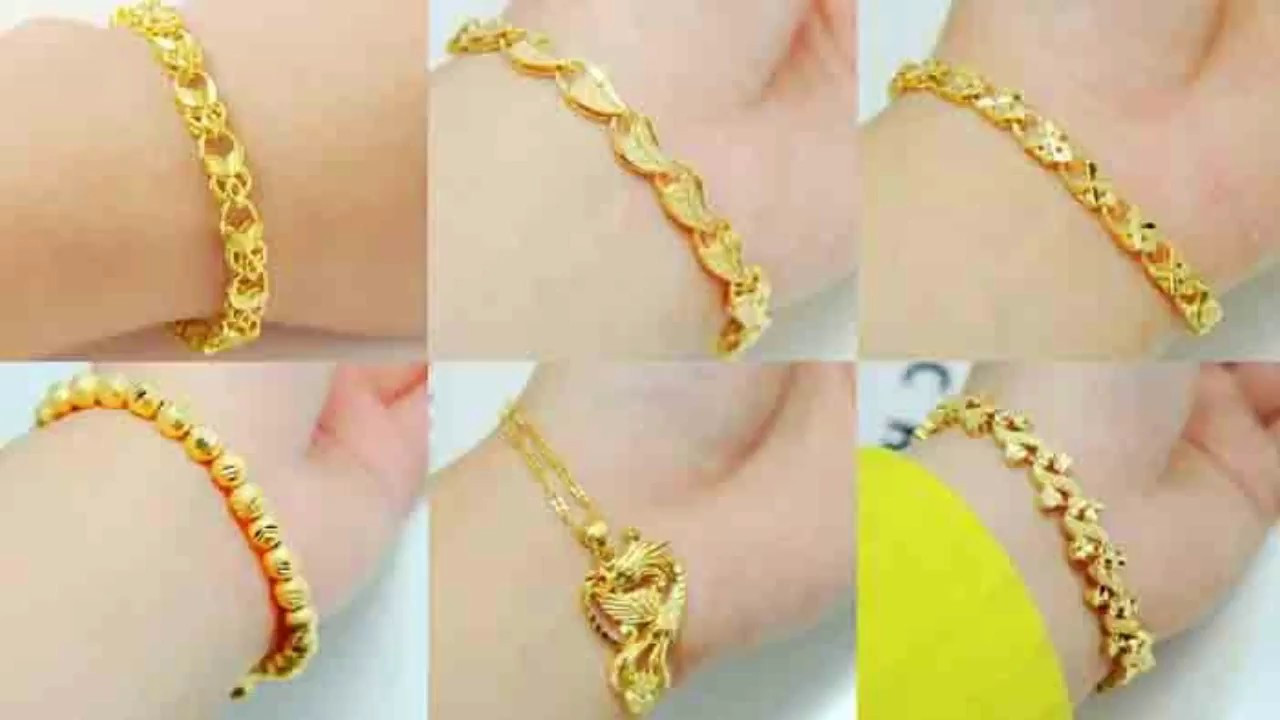 Gold Anklet Bracelet
 8 Gram gold bracelet Stylish designs for girls Latest New