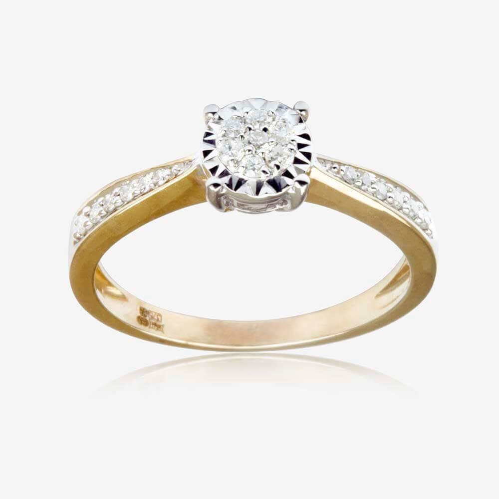 Gold Diamond Rings
 9ct Gold Diamond Ring