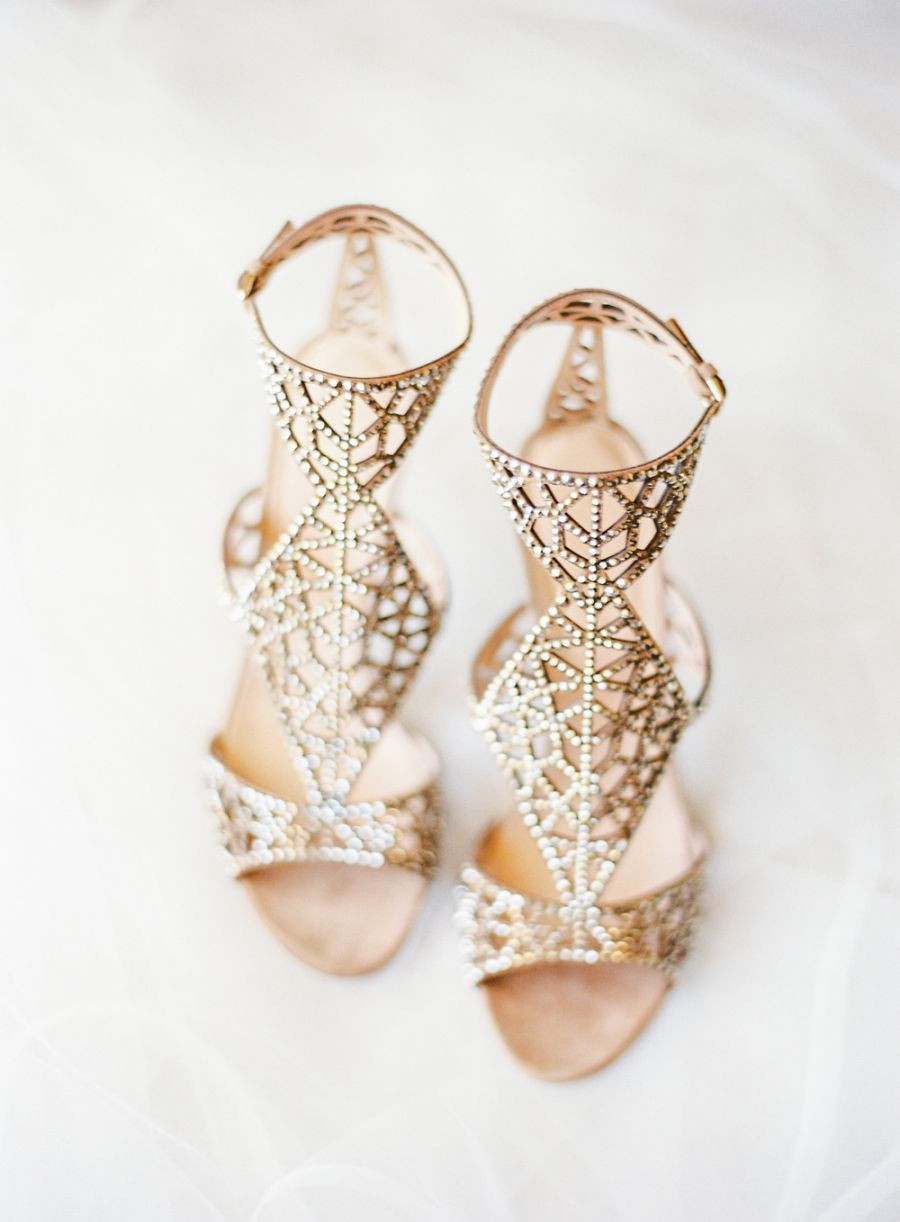 Gold Dress Shoes For Wedding
 Romantic Spring Editorial Wedding Inspiration in 2019