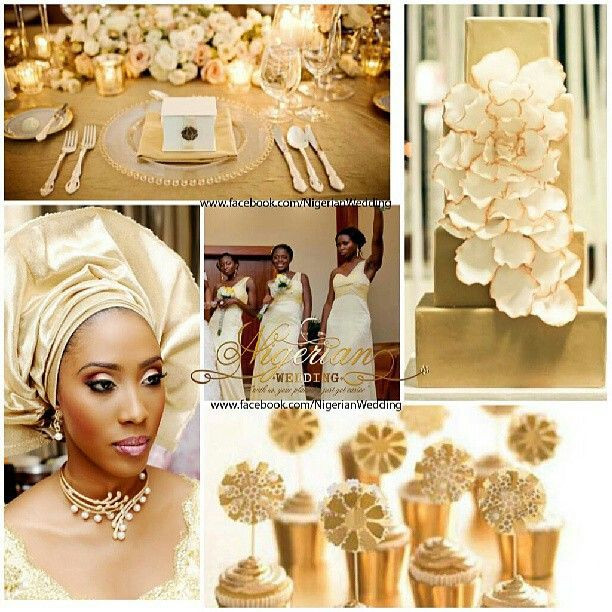Gold Wedding Color Schemes
 1000 images about Nigerian Wedding Color Schemes & Themes
