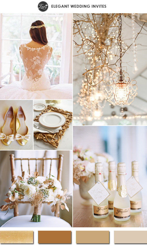 Gold Wedding Color Schemes
 10 Hottest Gold Wedding Color Ideas 2016 Wedding Trends