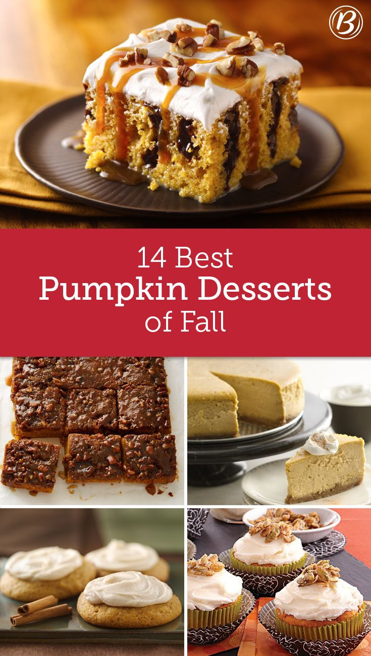 Good Fall Desserts
 The Great Pumpkin Recipe List Fall Baking