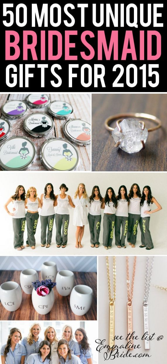 Good Gift Ideas For Engagement Party
 50 Most Unique Bridesmaid Gift Ideas