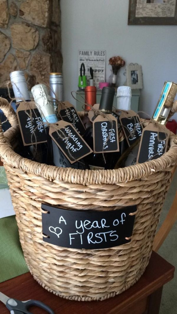 Good Gift Ideas For Engagement Party
 A year of firsts Great bridal shower present by Just