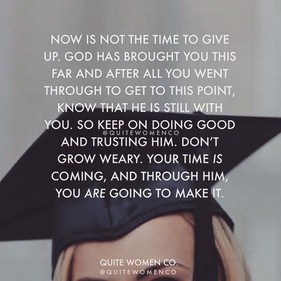 Good Graduation Quotes
 inspirational graduation quote for christians high
