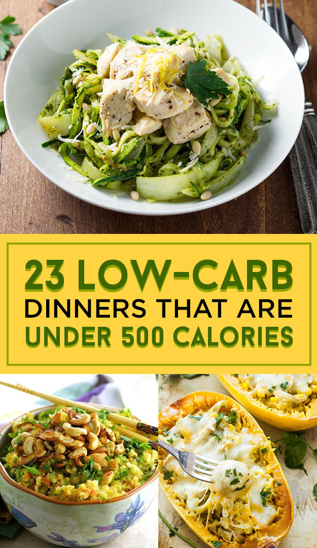Good Low Calorie Dinners
 23 Low Carb Dinners Under 500 Calories That Actually Look