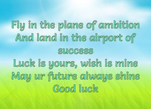 Good Luck Inspirational Quotes
 Inspirational Good Luck Quotes